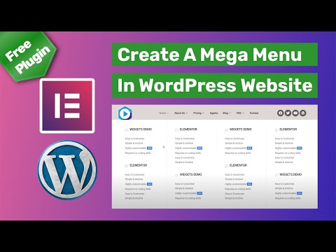 How To Create a Mega Menu In WordPress With Elementor and Elementskit | Free Plugins
