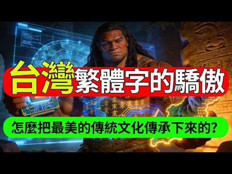 繁體字的驕傲!當全世界都在簡化,台灣是怎麼把最美的傳統文化傳承下來的?#繁體字 #台灣文化 #漢字美學 #文化傳承#漢字歷史 #倉頡輸入法
