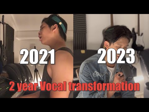 2 year singing transformation