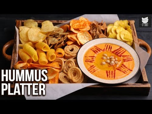 Hummus Platter Recipe | Homemade Protein Packed Hummus Bi Tahini | Easy Comfort Food Ep5 | Varun