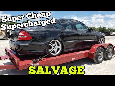 I Bought a Supercharged Mercedes AMG from Salvage Auction! Insurance TOTALED it with MINOR Damage!