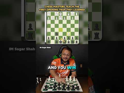 Sagar Shah SHOWS the FIRST OPENING TRAP HE LEARNED IN CHESS