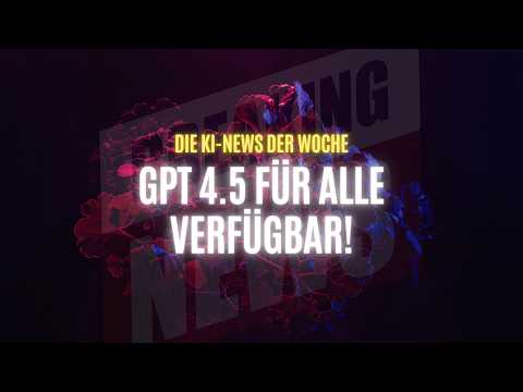20.000$ pro Monat für Premium ChatGPT, GPT 4.5 & Sora für alle | Googles AI Suche uvm. KI-News
