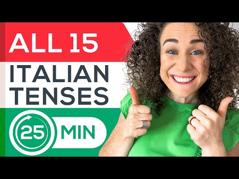 Learn ALL 15 Italian Tenses in JUST 25 Minโณ๐ฎ๐น (+ FREE Italian Verb Tenses Chart PDF)