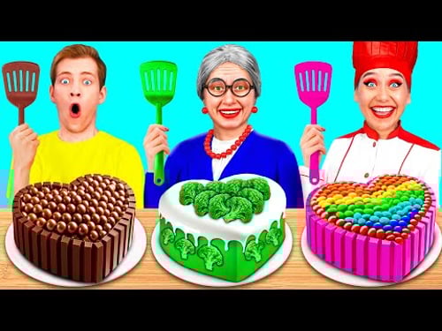 Me vs Grandma Cooking Challenge | Kitchen Gadgets and Parenting Hacks by PaRaRa Challenge