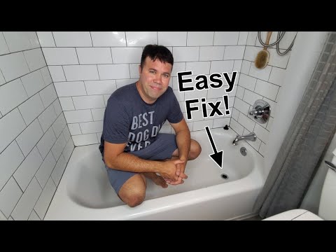 Bathtub Drain Leak Repair // Leaking Bathtub Drain // How To Fix Leaking Bathtub