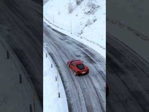 On the winter sports theme, can you imagine driving this #FerrariF8Tributo through the Italian Alps?