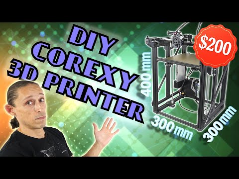 I built a large CoreXY 3D printer for just $200 from two old bed-slingers