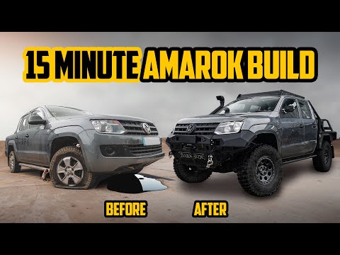 BUILDING AN OFF-ROAD VW AMAROK IN 15 MINUTES! 🔧