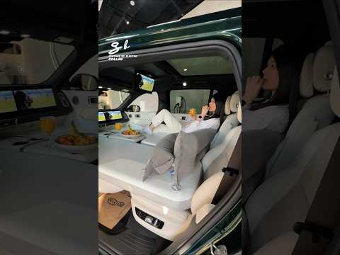Car With TV And Bed! 😍 #cars #luxury #tv