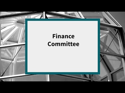 Finance Committee: Meeting of April 13, 2026