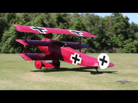 Fokker Dr-1 Triplane - Flight & Early Engine Discussion - WWI Event at FOF
