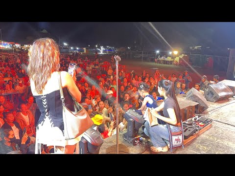 A Lao princess performed at a concert in Savannakhet province.