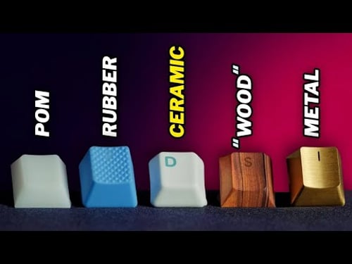 The Hottest Keycap Materials 🔥 An Honest Review