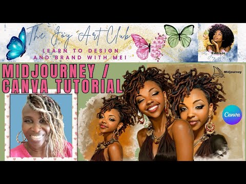Canva & Midjourney Tutorial - Making Money Online with Clipart, Pt 1. #midjourneyv7 #Canvatutorial