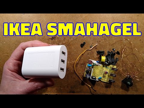 IKEA SMÅHAGEL USB charger teardown