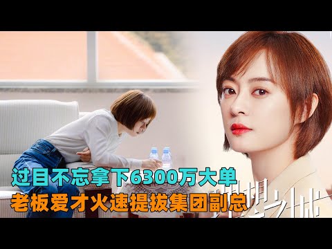 女人过目不忘替公司拿下6300万大单,老板爱才火速提拔集团副总!一口气看完《理想之城》