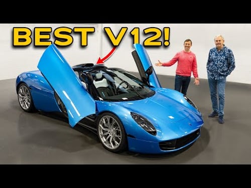 New V12 supercar with 11,100rpm redline!!