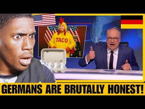 American Reacts to German TV Show Brutally Destroying Donald Trump