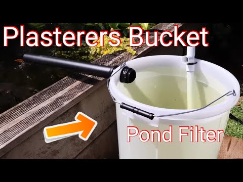 “DIY Pond Filter from a Plasterer’s Bucket (Cheap & Effective!)