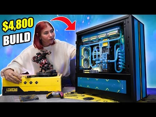 EPIC $4,800 Custom Water-Cooled PC Build Time Lapse