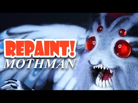 Repaint! The Mothman 🎃Custom Doll Halloween Collaboration 2025