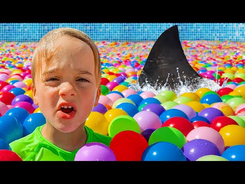 Shark in Swimming pool and other stories for kids - Funny stories for kids