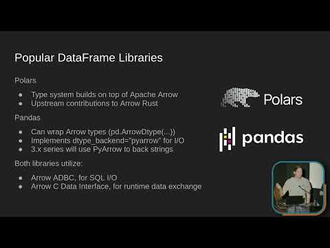 Will Ayd & Matt Topol - Practical Applications of Apache Arrow | PyData Virginia 2025