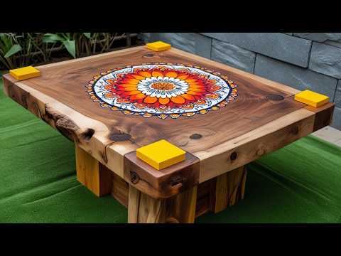 When Wood + Creativity = A Perfect Masterpiece;A Classy Coffee Table Design That You Must See!