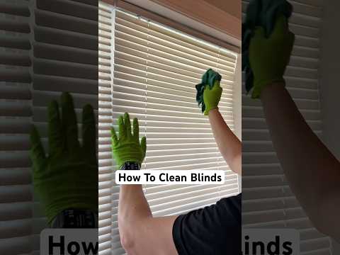 The Best Way To Clean Blinds #howto #cleaning