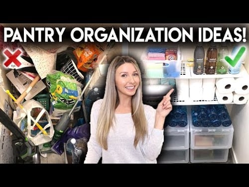 PANTRY ORGANIZATION + TOUR **Organize With Me**