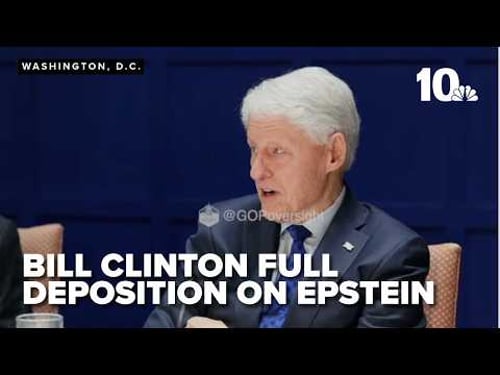 FULL: Bill Clinton deposition on Epstein files released by Oversight Committee