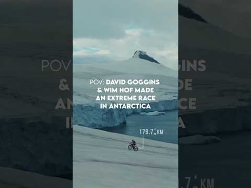 73 hours of battling the most brutal conditions on earth in Antarctica #iceman #goggins #ironman