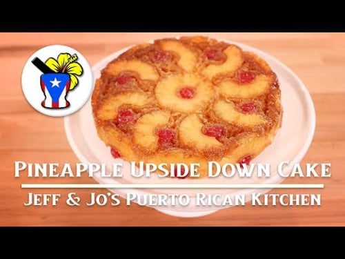 Easy Puerto Rican Recipes - Pineapple Upside Down Cake
