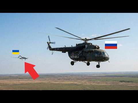 Watch a $500 Ukrainian Drone DESTROY a $15M Russian Helicopter — Then THIS Happened…