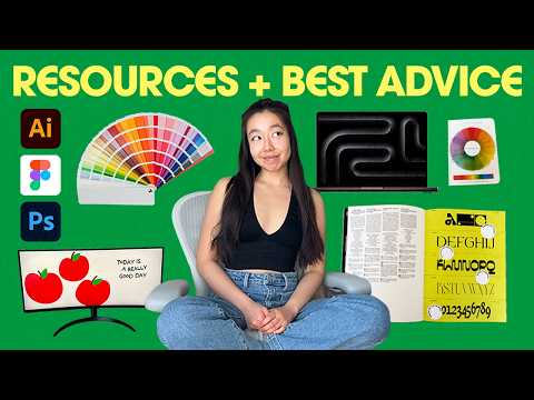 how to be a graphic designer in 2025 (free resources & my best advice)