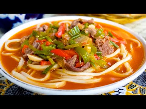 Ең оңай ЛАҒМАН. Домашний лагман. #лагман #кулинария