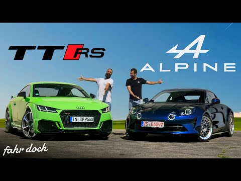 MAINSTREAM vs UNDERDOG!? AUDI TT RS vs Alpine A110S | Duel of the sports coupes up to €80,000
