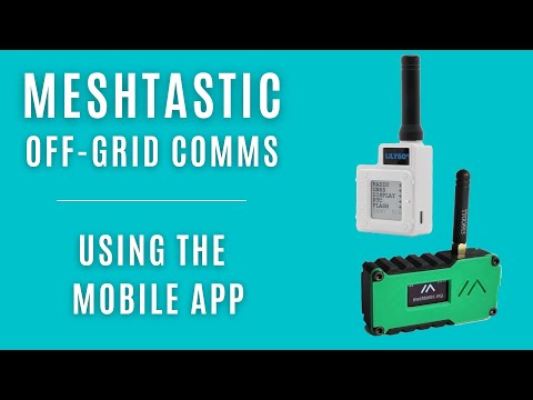 Overview of the Meshtastic Radio Mobile App Interface and Settings