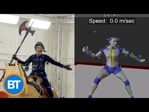 Step into the day-to-day world of a motion capture actor