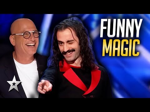 Top FUNNIEST Magic Auditions on America’s Got Talent