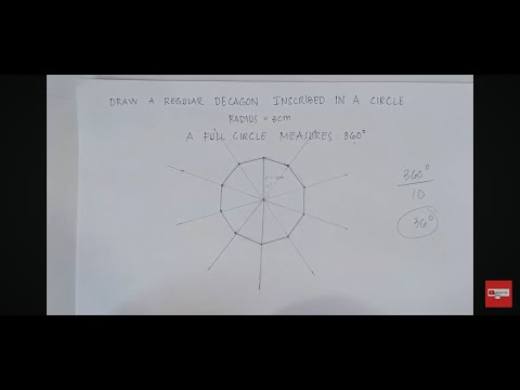 How to Draw a Regular Decagon Inscribed in a Circle | Matatag Curriculum | Grade 7 |