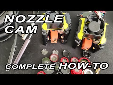3D Printer Nozzle Cam - Complete How To using endoscope!