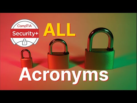 Security+ all acronyms