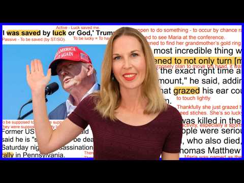 Donald Trump Assassination Attempt πΊπ² Learn English with News