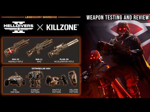 Helldivers 2 - I Tested Every Item in the New Killzone Warbond