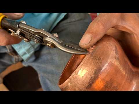 How a Flat Piece of Copper Becomes a Beautiful Coffee Pot