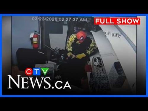 Thief in Spider-Man mask breaks into business | CTV News Edmonton at Five for April 9, 2026