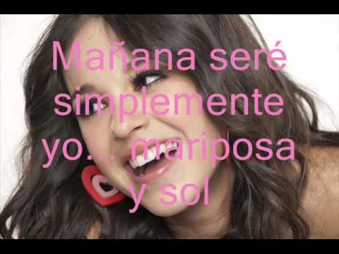 mariposa y sol- letra