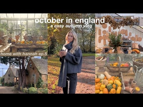 a cosy october vlog: autumn in the english countryside 🍂🥧